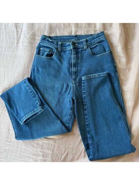 Denim&Co Denim - Vintage Denim & Co High Rise Mom Jeans Tapered Medium Wash Size 10